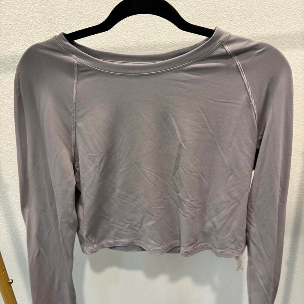 Crz-yoga Women's Grey and Purple T-shirt